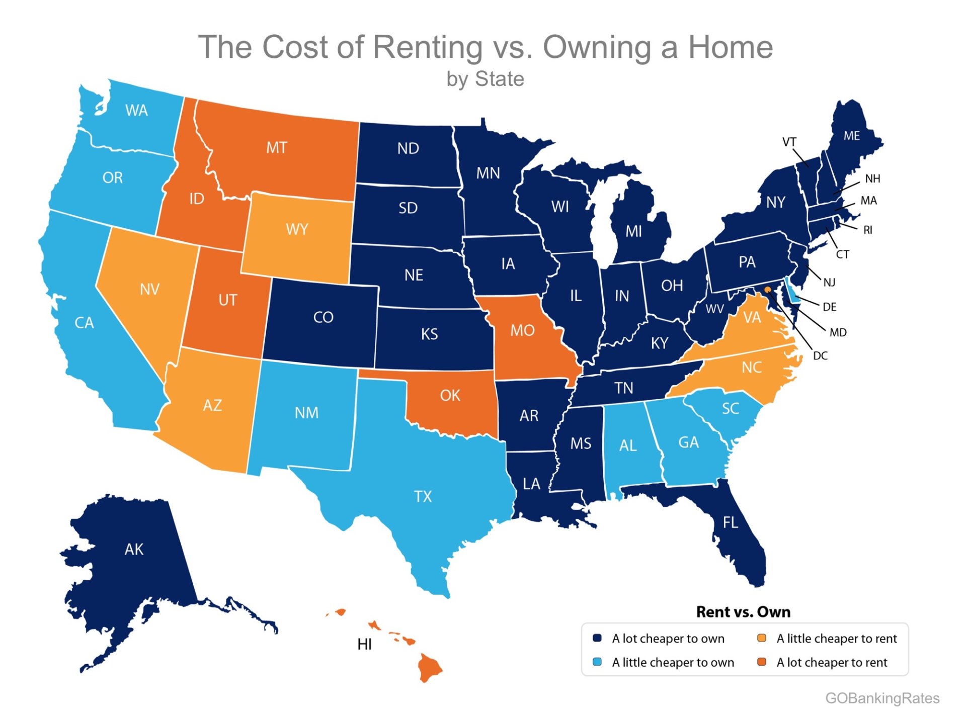 Buying Remains Cheaper Than Renting in 39 States! BrookHampton Realty