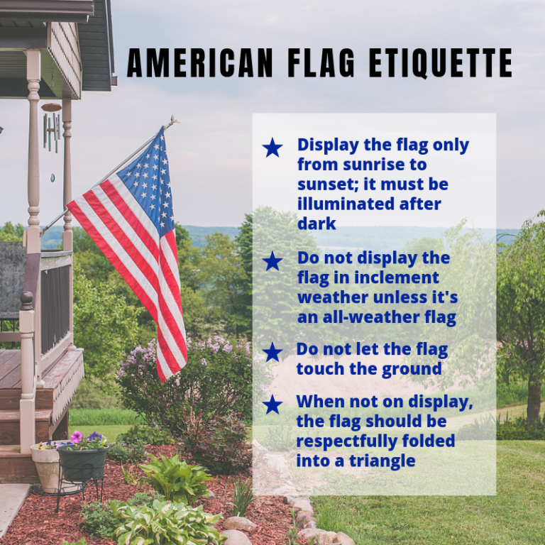 American Flag Etiquette Happy Flag Day BrookHampton Realty