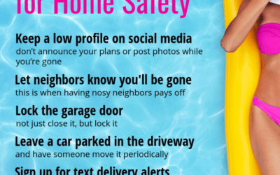 Summer Vacation Tips for Home Safety