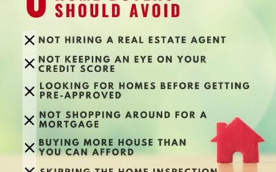 6 Mistakes First-time Homebuyers Should Avoid